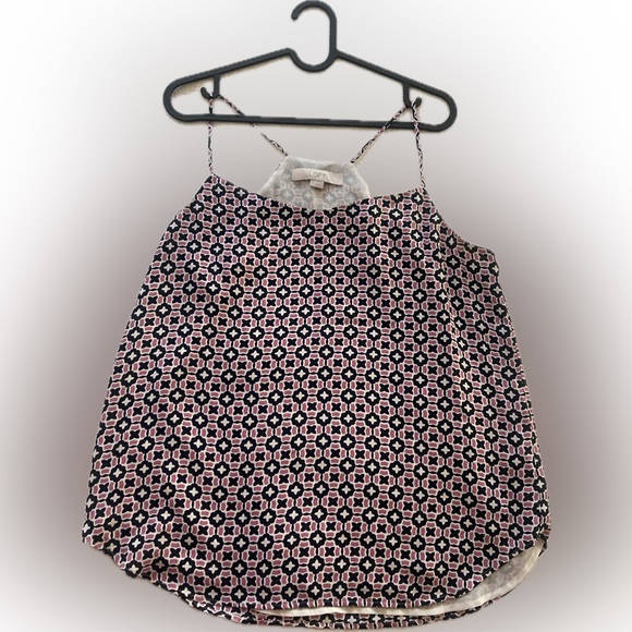 Cute Pattern Ann Taylor LOFT Flowy Sleeveles Shirt - Picture 3 of 4